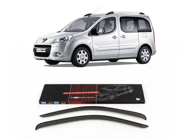 SunPlex Peugeot Partner Tepee Cam Rüzgarlığı 2 Parça 2008-2017 Arası