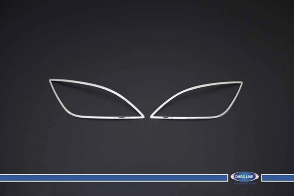 OMSA Hyundai i20 Krom Sis Farı Çerçevesi 2 Parça 2012-2014 Arası