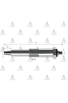 KIZDIRMA BUJİSİ (ISITMA) ALMERA / PRIMERA / SKYSTAR / NAVARA / YD