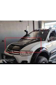 Mitsubishi L200 20082015 Triton Kaput Kaplama Kabartma Scoop Mat