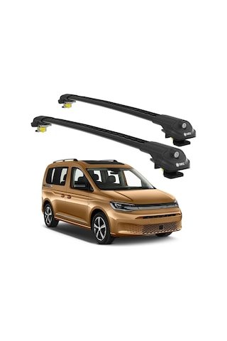 Volkswagen Caddy 2020-2023 Turtle Air1 Ara Atkı Siyah
