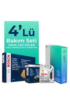 BOSCH Nissan Skystar 2.5 Dizel Shell Motor Yağlı Bakım Seti (1997-2008) 4LU
