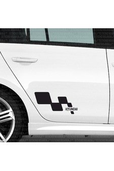 Hyundai Tucson Yan Kapı Sticker Aksesuarı Tuning Araca Özel