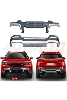 Citroen C5 Aircross Ön Arka Tampon Koruması Difüzör 2019+