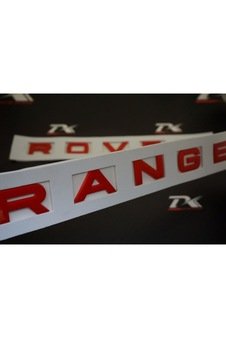 Land Rover Range Rover Kaput Ve Bagaj Yazı Kırmızı
