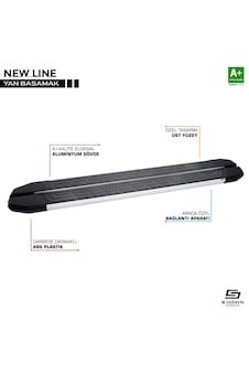 Chevrolet Captiva Newline Aluminyum Yan Basamak 183 Cm 2006-2011