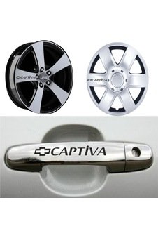 Chevrolet Captiva Kapı Kolu Jant Sticker (10 Adet)