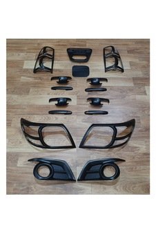 Ducki Toyota Hilux Vigo 2012-2015 Black Edition Çerçeve Seti