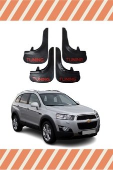 Chevrolet Captiva Tunıng Yazılı 4'Lü Tozluk Çamurluk Paçalık