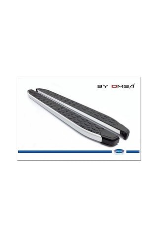 Omsa Line Mercedes Gle Yan Basamak 2016 Sonrası Blackline Mat Alüminyum Alınlı Yan Koruma Basamak