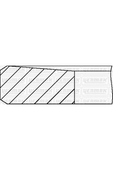 YENMAK 99-9568-0 Motor Segman Std (Npr Segmanlı) Skystar Yd25 Motor 2002 - 89 Mm 7991910000