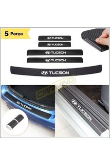 Hyundai Tucson Bagaj Ve Kapı Eşiği Karbon Sticker Set