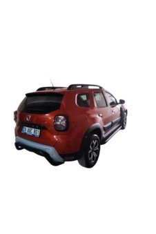DACIA DUSTER SİYAH ARKA TAMPON KORUMA TÜM MODELLERLE UYUMLU