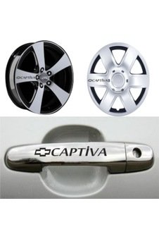 Chevrolet Captiva Kapı Jant Sticker Yapıştırma 8Adet