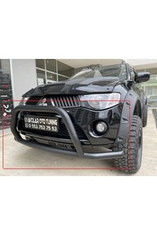 Mitsubishi L200 20072015Ön Koruma Siyah Pst Aqm