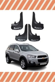 Chevrolet Captiva Sports Yazılı 4'Lü Tozluk Çamurluk Paçalık