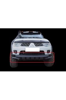 Mitsubishi L200 2008 2015 Ön Koruma Siyah 76Lık Şhark