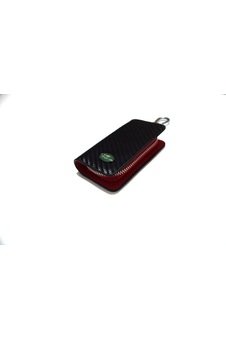 Land Range Rover Uyumlu Fermuarlı Deri Desenli Anahtarlık Key
