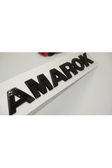 Vw Volkswagen Amarok Bagaj Siyah Abs 3M 3D Yazı Logo Amblem