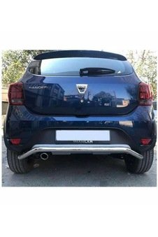 DACİA SANDERO KROM ARKA TAMPON KORUMA PASLANMAZ ÇELİK 2018 ÖNCESİ