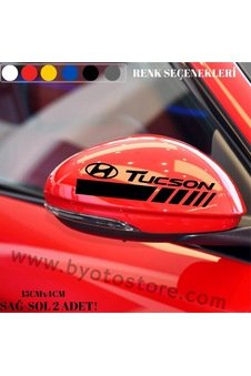 Hyundai Tucson Için Ayna Kapağı Sticker (2 Adet)