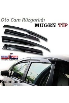 HKO Nıssan Skystar Pıck-Up 2003- Mugen Cam Rüzgarlıgı 4 Lü Tk