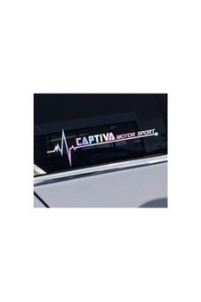 Chevrolet Captiva Yan Cam Sticker Oto Kapı 20 Cm X 7 Cm Renkli