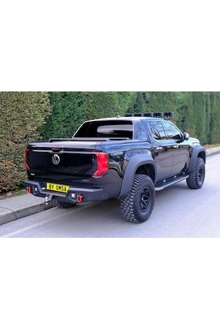 Omsa Vw Amarok Dakar V2 Çelik Arka Tampon Ledli Kör Nokta Sistemi Özel Tasarım 2022 Ve Sonrası