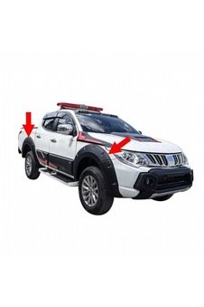 Mitsubishi L200 2015-2019 9Inc Mat Siyah Dodik