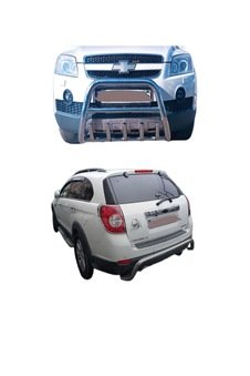CHEVROLET CAPTİVA 2012 ÖNCESİ KROM ÖN VE ARKA TAMPON KORUMA 2 Lİ SET