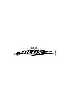Hilux Araba Sticker Oto Etiker 30 Cm Siyah Renk