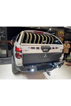 Mitsubishi L200 2007Üzeri Arka Çelik Tampon Ve Çeki Topuzu Aqm