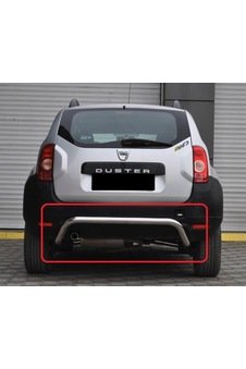 Dacia Duster 2010 Sonrası Arka Krom Koruma Barı-Paslanmaz