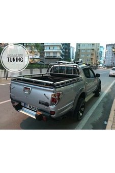 Mitsubishi L200 2007 2015 Arası Kasa Rollbarı Kançalı Krom