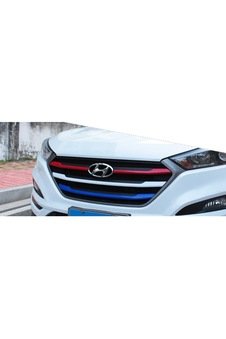 Hyundai Tucson 2015 2018 Modeller Ön Panjur Dekoratif Şeritleri (549097016)