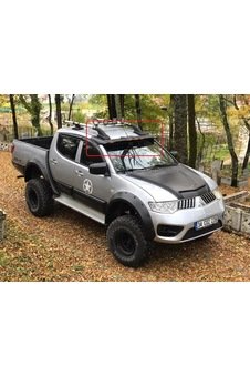 Mitsubishi L200 20072015 Ön Fiber Güneşlik Mönvisör