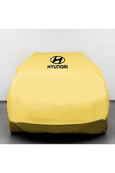 HYUNDAİ TUCSON 1 (2004-2010) Sarı Otomobil Kumaş Logolu Penye Oto Örtüsü