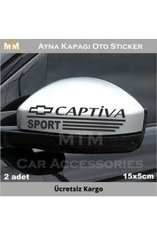 Chevrolet Captiva Ayna Kapağı Oto Sticker (2 Adet)