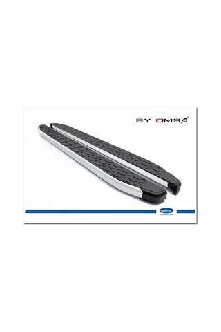 Omsa Line Toyota Corolla Cross Yan Basamak 2020 Sonrası Blackline Mat Alüminyum Alınlı Yan Koruma Basamak