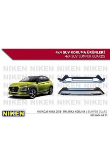 Hyundai Kona Ön Arka Tampon Koruma Difüzör 2018-2023