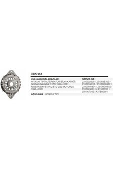 Kumanda Taraf Kapagi Hitachi Nissan Navara Skystar 504625671