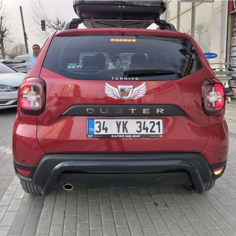 Dacia Duster Arka Koruma Siyah