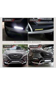 Hyundai İx35 Ön Arka Tampon Koruma Oem Stil Ledli 2009-2016