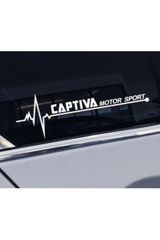 Chevrolet Captiva Yan Cam Sticker Oto Kapı Aksesuar 20Cmx7Cm