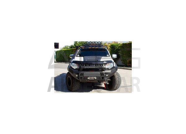 Mitsubishi L200 Dakar Ledli Ön Cam Üstü Moonvisor 2015 ve Sonrası Mat Siyah