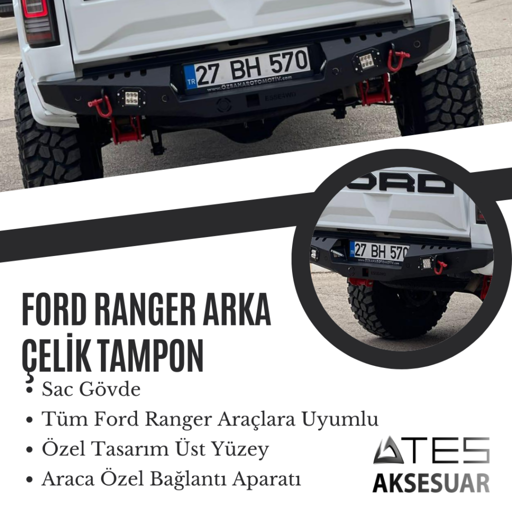 Toyota Hilux Arka Çelik Tampon