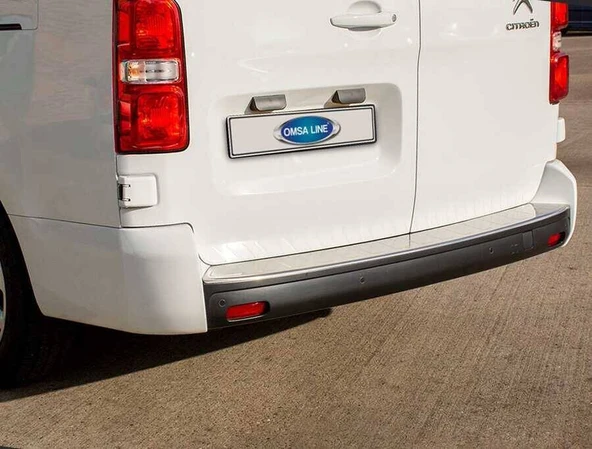 OMSA Citroen Space Tourer Krom Arka Tampon Eşiği Taşlı 2024 ve Sonrası