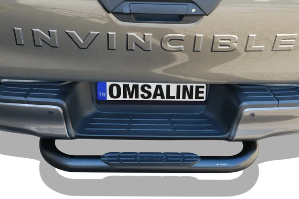 OMSA Toyota Hilux Arka Koruma Çap:76 Siyah 2015 ve Sonrası