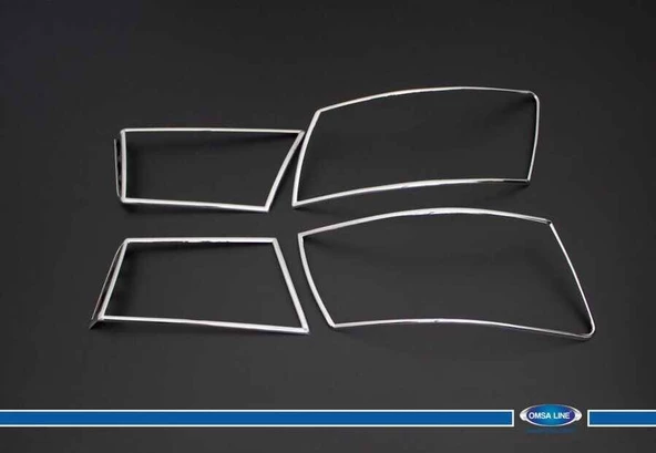 OMSA Hyundai Sonata Krom Stop Çerçevesi 4 Parça Abs 2006-2012 Arası
