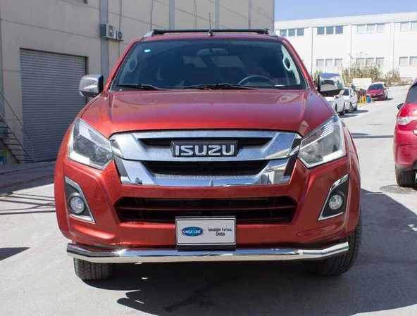 OMSA Isuzu D-Max Texas Ön Alt Koruma Çap:76 Krom 2012 ve Sonrası